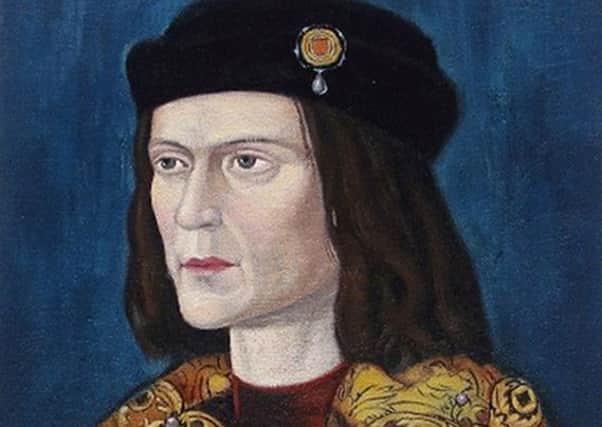 The earliest surviving portrait of Richard III, in Leicester Cathedral