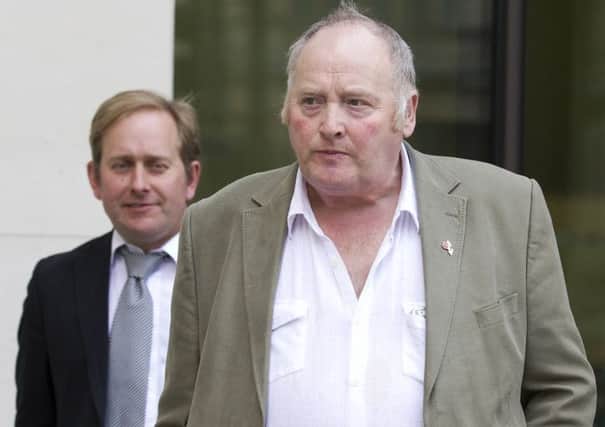 Abattoir owner Peter Boddy (right), who has been fined £8,000 after being convicted in connection with the horsemeat scandal.