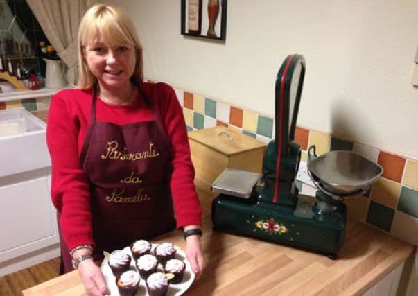 Ready, steady, cook: Pam Featherstone is also a qualified chef.