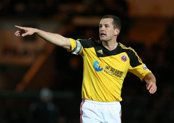 Sheffield United captain Michael Doyle may miss out tonight to avoid suspension (
Picture: Martyn Harrison).