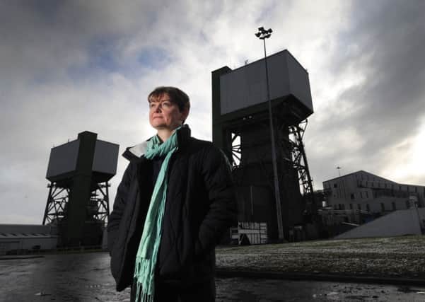 MP Yvette Cooper at Kellingley Colliery. Picture by Simon Hulme