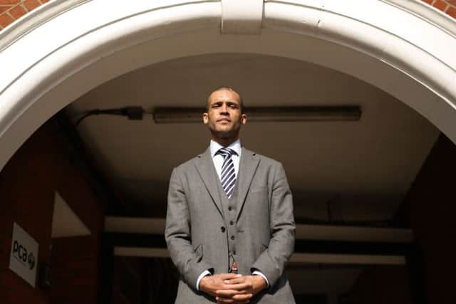 Clarke Carlisle at the launch of The Mental Health Charter for Sport and Recreation at the Oval, London.  Pic: Yui Mok/PA
