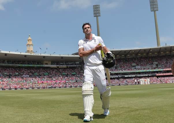 Kevin Pietersen leaves the field after being dismissed during the fifth Test at Sydney in December 2014 , the last time he played for England Picture: Anthony Devlin/PA.
