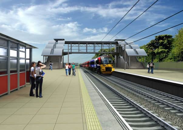 CGI of the proposed Kirkstall Forge Station.