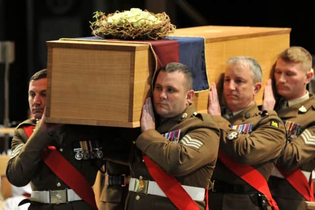 The service for the re-burial of Richard III at Leicester Cathedral.