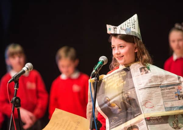 PoetryQuest helps pupils find a new creativity and life skill with words

Year 5 pupils at All Saints' Junior & Infant School, Halifax take to the stage.