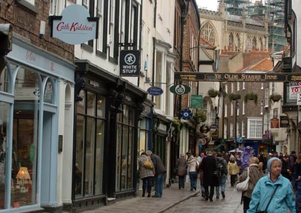 York came out top in the Royal Society of Public Healths' research into healthy high streets.