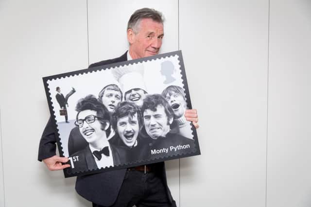 Michael Palin and The Pythons are some of British comedy's finest who feature on a new commemorative set of stamps.
