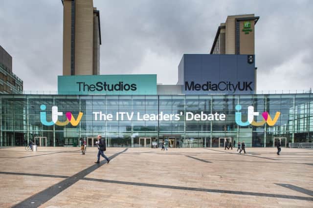 MediaCityUK, Salford, where the ITV Leaders' Debate 2015 will take place