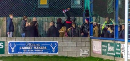 The crowd at the Whitby Town match. Picture: Brian Murfield