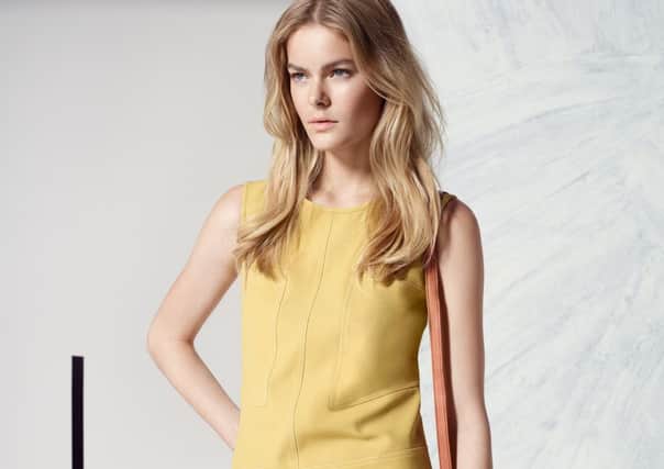 70s-style retro fashions have helped boost M&S clothing sales. (photo credit: Marks & Spencer).