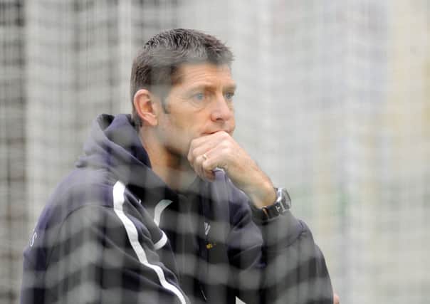 Martyn Moxon back in the nets at Headingley as Yorkshire prepare for the 2015 season