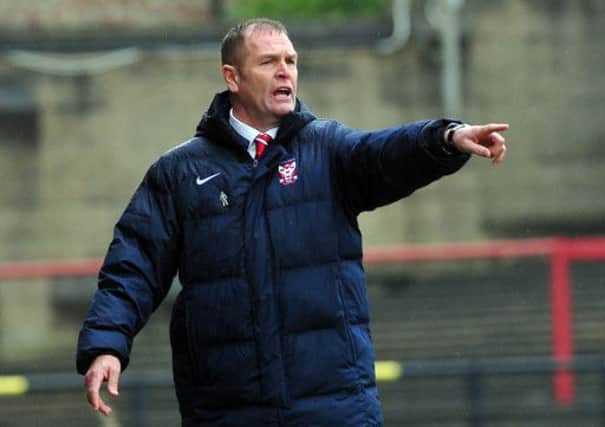 York City's manager Russ Wilcox (Picture: Tony Johnson).