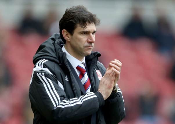 Middlesbrough's head coach Aitor Karanka (Picture: Richard Sellers/PA Wire).