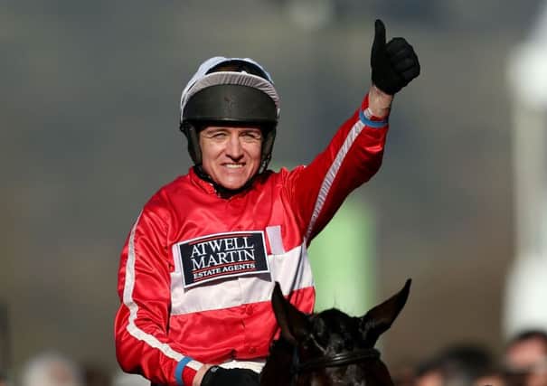 The Druids Nephew is the first Grand National entry of Neil Mulholland but Barry Geraghty, seen here, will not be in the saddle (Picture: PA).