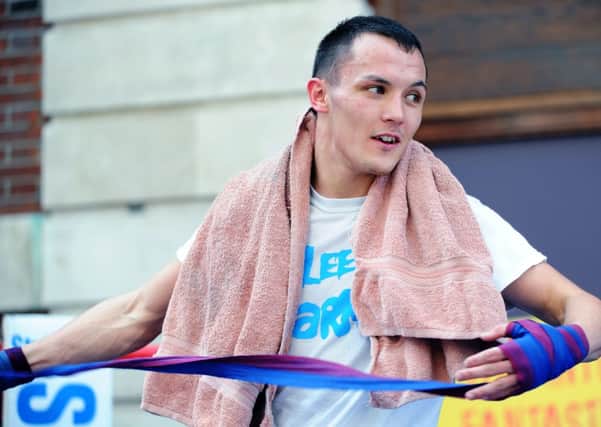 Josh Warrington pictured during an open training session at The Light in Leeds yesterday (
Picture: Jonathan Gawthorpe).