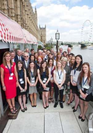 Making an impression: The winners and judges of the Print Futures Awards 2014 at the House of Lords.