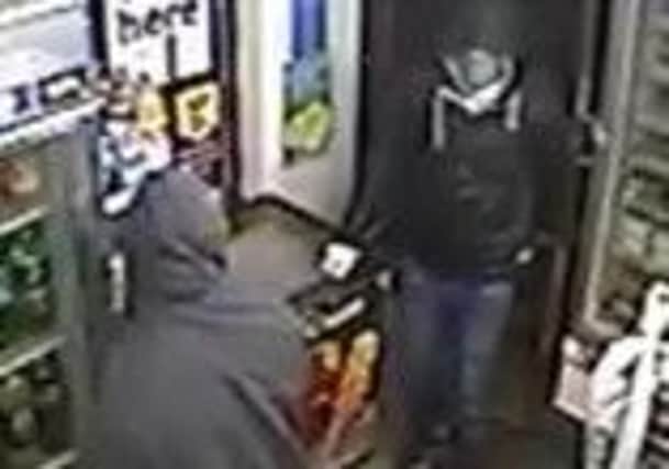 CCTV image of two of the robbers