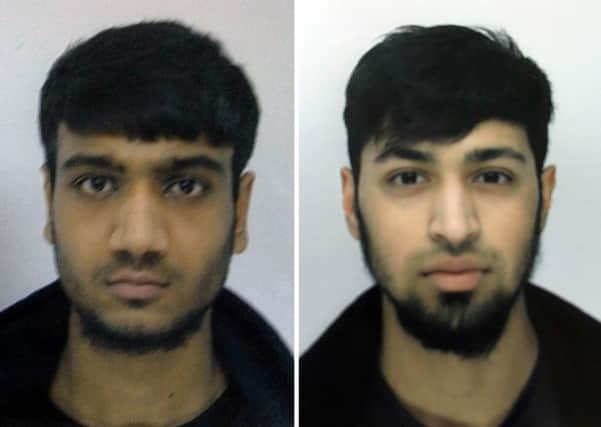 Hassan Munshi (left) and Talha Asmal, both 17, who are believed to have travelled to Syria.
