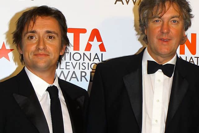 Top Gear co-presenters Richard Hammond (left) and James May