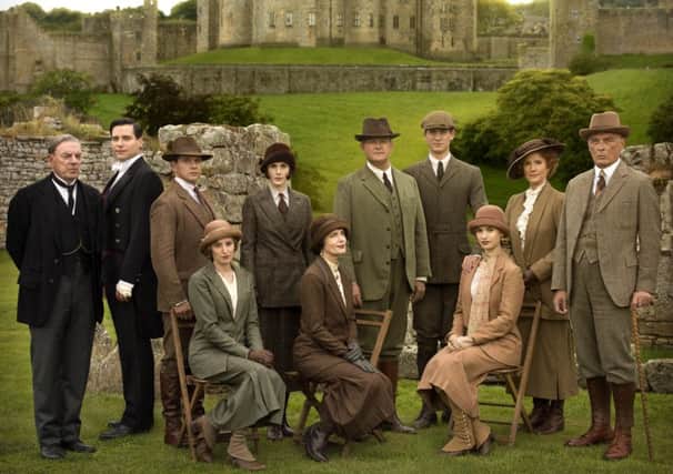 The cast of last year's Downton Abbey Christmas special