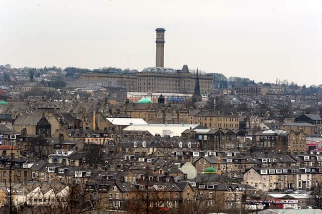 Manningham Mills dominates the skyline of Bradford