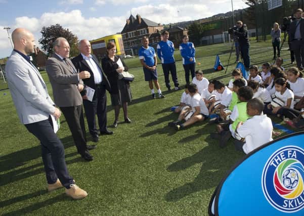 The Football Association launched its grassroots football initiative at U Mix Centre in Sheffield in October.