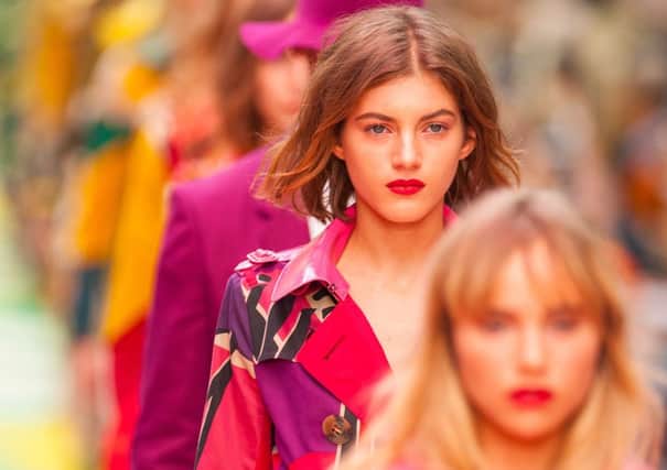 Burberry enjoyed better than expected like-for-like sales.