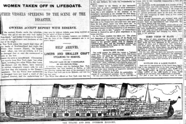 From The Yorkshire Post's Titanic archive