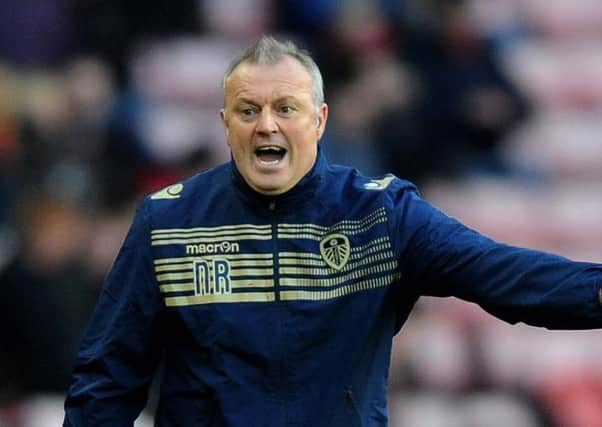 AMBITION: Leeds United head coach Neil Redfearn, above, will seek assurances about the clubs summer transfer plans should disqualified owner Massimo Cellino seek to renew his contract at Elland Road. Picture by Jonathan Gawthorpe.