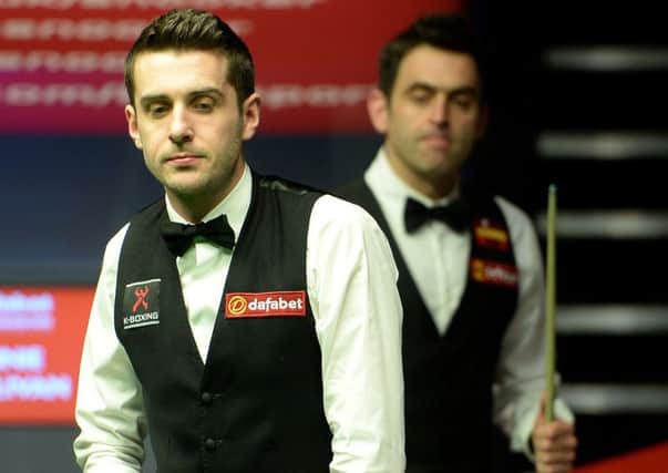 Mark Selby, left, and Ronnie O'Sullivan