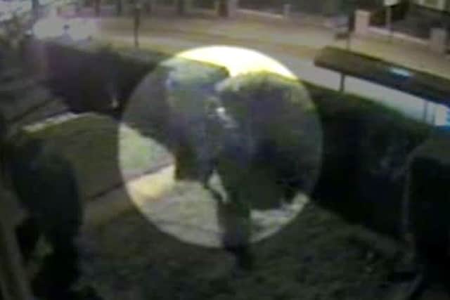 A CCTV still taken from footage of the attack