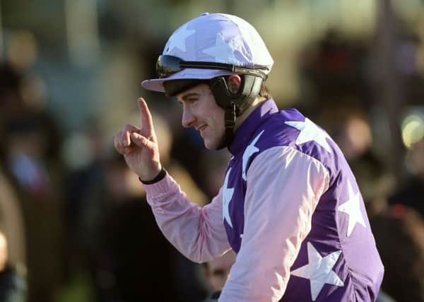 NEXT TARGET: Northern-based jockey Brian Hughes sealed his first century of winners on Warden Hill at Market Rasen last weekend and has set his sights on repeating the feat next season . Picture: Niall Carson/PA.