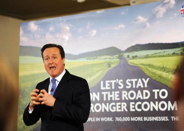 Prime Minister David Cameron began his campaign year at Dean Clough Mills in Halifax in January