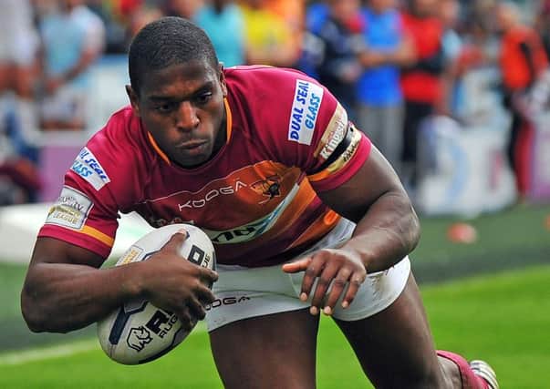 Jermaine McGillvary: Scored a try for Huddersfield in victory against Catalans yesterday.
