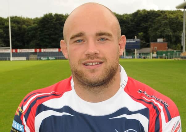 Doncaster Knights' Tom Davies.