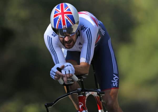 Sir Bradley Wiggins has been confirmed as riding in the Tour de Yorkshire next month. (AP Photo/Daniel Ochoa de Olza)