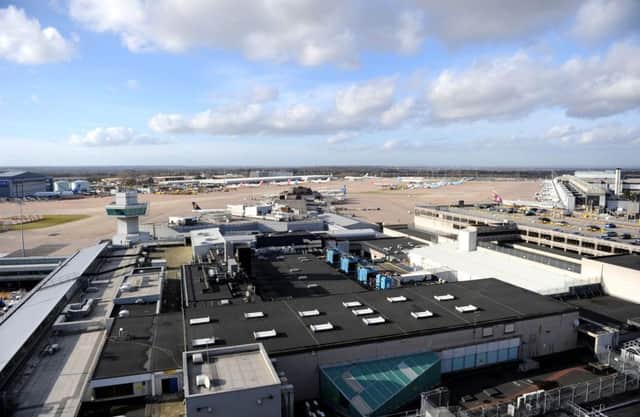 Manchester Airport flights have been disrupted due to a "potential drone sighting" in the area.