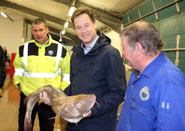 Nick Clegg will promise rises in public sector pay today. He was on the campaign trail in Cornwall yesterday.