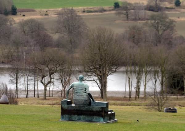 RECORD BREAKER: Henry Moores Draped Seated Woman at Yorkshire Sculpture Park. Picture: Simon Hulme