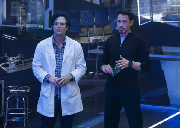 Avengers: Age Of Ultron with Mark Ruffalo and Robert Downey Jnr