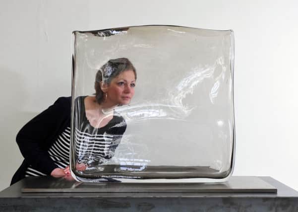 Kate Robertson looks at glass work by renowned Venetian artist Laura de Santillana.
Picture Tony Johnson