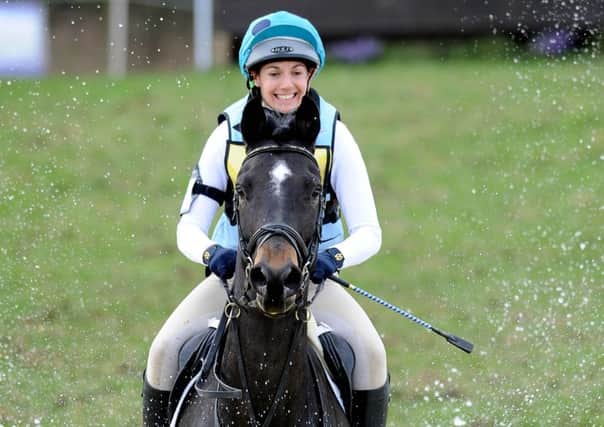 PROUD: Yorkshire star Lucie Stephenson and Coniston Nadal. Picture by James Hardisty.
