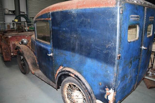 Mark Stewart from Harworth near Doncaster has restored a 1935 Austin 7 AVH van. Picture: Scott Merrylees