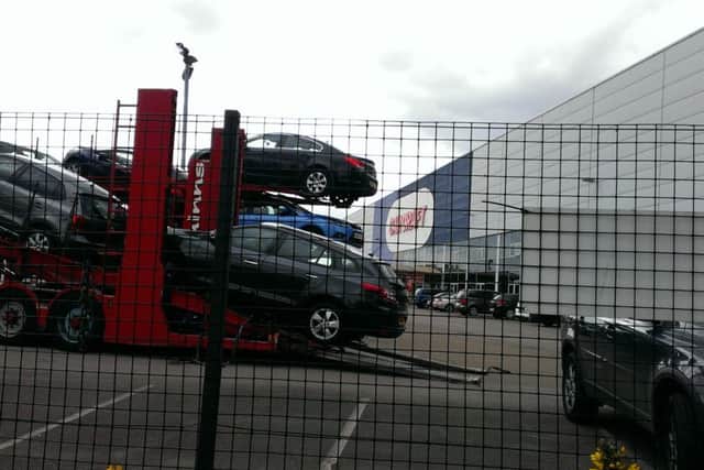Cars being recovered from Carcraft Sheffield