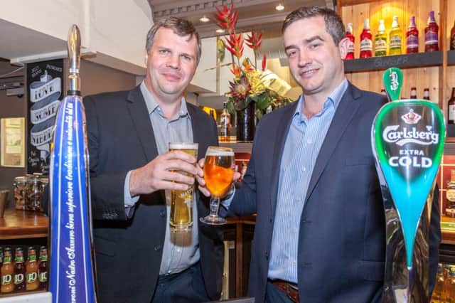 (L-R) Enjoy Pubs' Adam Taylor and James Mortimore of TFG Capital