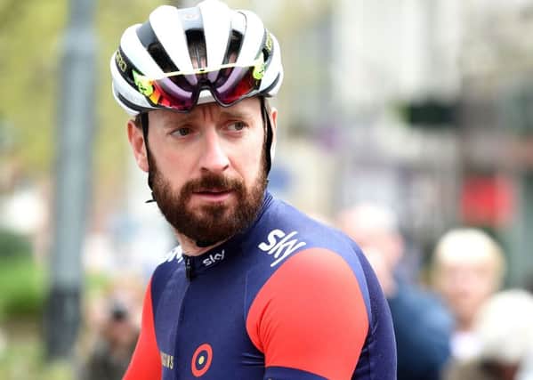 Team Wiggins rider Sir Bradley Wiggins before the start of the third stage of the Tour de Yorkshire between Wakefield and Leeds. (Picture: Martin Rickett/PA Wire).