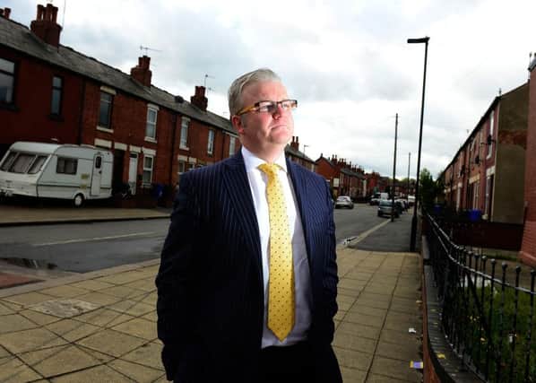 30 April 2015...... Lee Parkinson, the chief executive officer, at Efficiency North,  a consortium of social housing providers based in Rotherham. Picture Scott Merrylees SM1008/25b