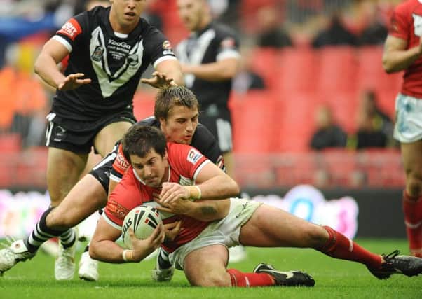 Danny Jones, pictured in action for Wales against New Zealand.