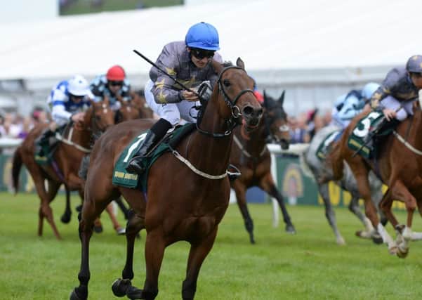 Angel Gabrial wins the John Smiths Northumberland Plate at Newcastle last June (Picture: John Giles/PA Wire).